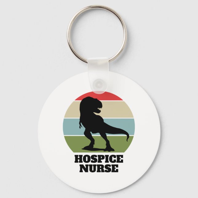 Porte-clés Infirmière hospitalière Dinosaur (Recto)