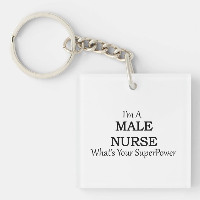 PORTE-CLÉS INFIRMIÈRE MASCULINE (Devant)