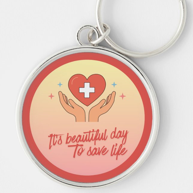 Porte-clés infirmière médecin mignon  (Devant)