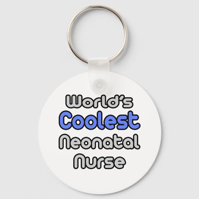 Porte-clés Infirmière néonatale la plus froide au monde (Recto)
