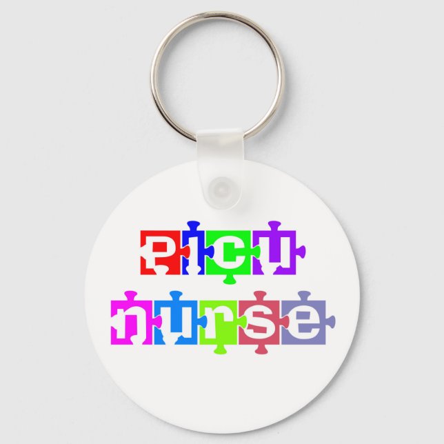 Porte-clés Infirmière PICU (Recto)
