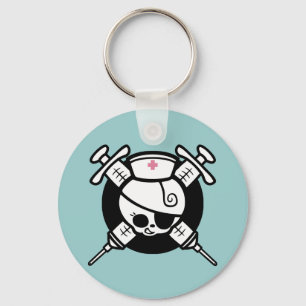 Porte-clés Infirmière Pirate et Cross Hypos