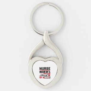 Porte-clés Infirmière Praticien Coeur Chemise