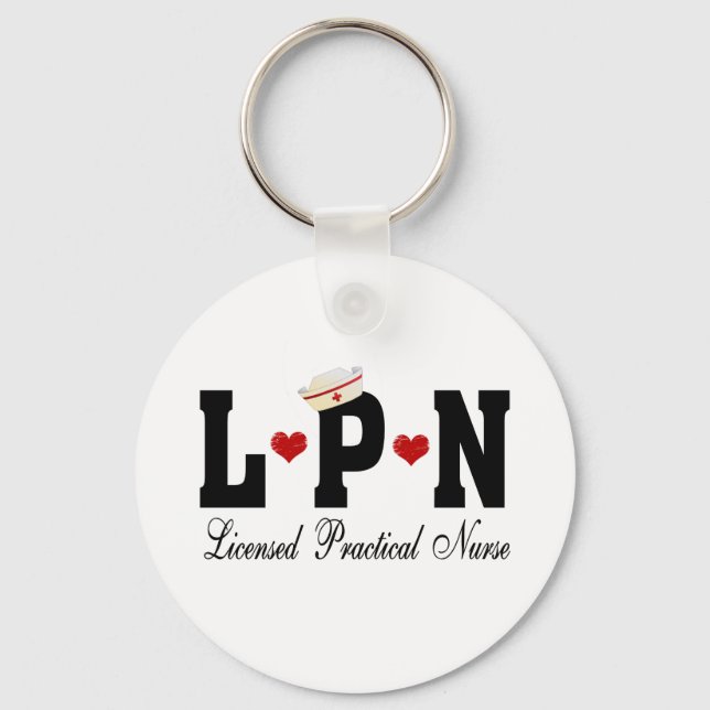 Porte-clés Infirmière pratique autorisée par le LPN (Recto)