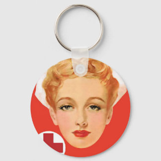 Porte-clés Infirmière vintage