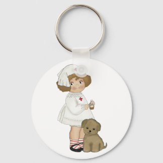 Porte-clés Infirmière vintage avec T-shirts et cadeaux chiots
