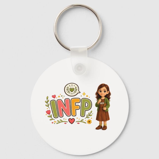 Porte-clés INFP — A Sonhadora Criativa (Recto)