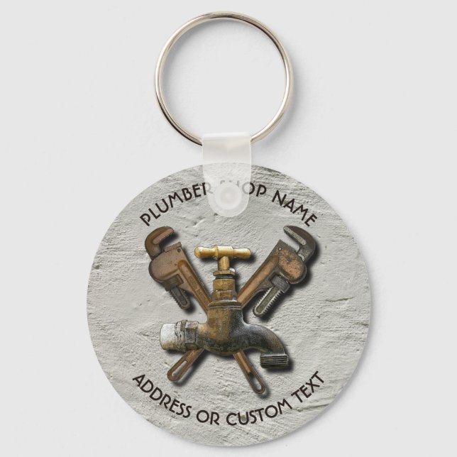 Porte-clés Ingénieur de l'égout en plomberie (Recto)