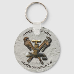 Porte-clés Ingénieur des égouts en plomberie