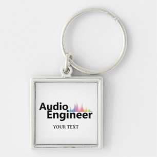 Porte-clés Ingénieur du son personnalisé Ingénierie audio