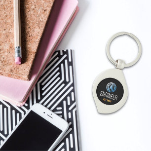 Porte-clés Ingénieur établi, Ingénieur diplômé sur mesure