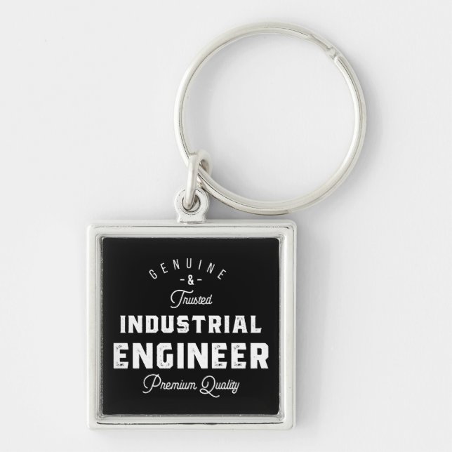 Porte-clés Ingénieur industriel, cool, ingénieur, ingénierie, (Devant)
