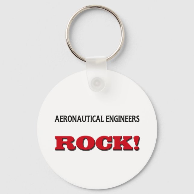 Porte-clés Ingénieurs aéronautiques Rock (Recto)