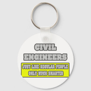 Porte-clés Ingénieurs civils...beaucoup plus intelligents