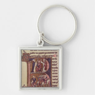Porte-clés Initiale 'R de Historiated