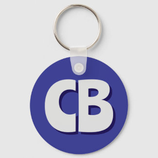 Porte-clés Initiales minimalistes Monogrammes professionnels