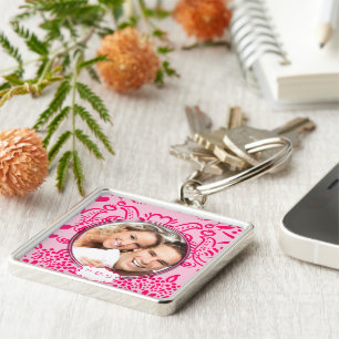 Porte-clés Inséparables lunaires Mariage Porte - clé photo