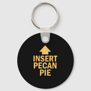 Porte-clés Insérer une flèche pointant une tarte aux noix de