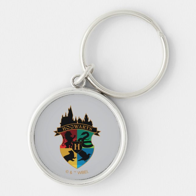 Porte-clés Insigne de fierté de la maison du blason du châtea (Devant)