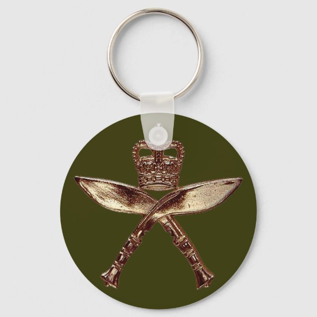 Porte-clés Insigne royal des Gurkhas (Recto)