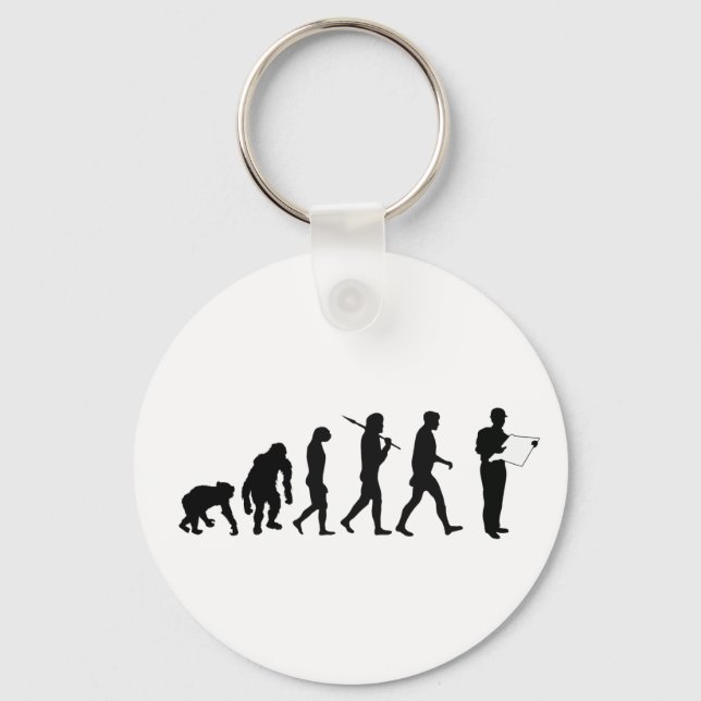 Porte-clés Inspecteur de la quantité du constructeur du génie (Recto)