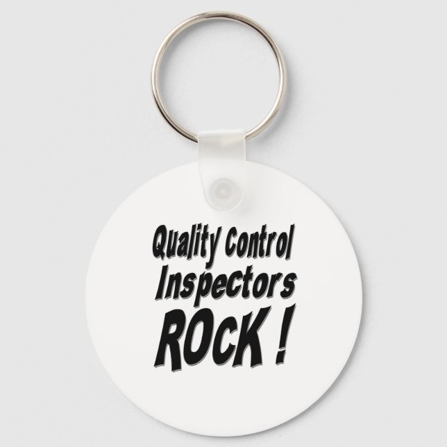 Porte-clés Inspecteurs de contrôle de la qualité Rock! Porte- (Recto)