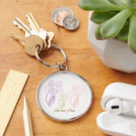 Porte-clés Inspirational Love and Hope Keychain<br><div class="desc">Carry a little bit of inspiration wherever you go. This premium round keychain features the original hand-drawn floral art with the uplifting message 'Love and Hope'. Created with fine liners, the delicate wildflowers remind us of beauty in everyday moments. A thoughtful and stylish gift for yourself or a loved one....</div>