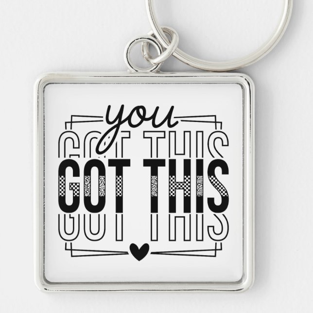 Porte-clés Inspirational You Got This (Devant)