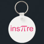 Porte-clés ins'Pi're<br><div class="desc">Perfect gifts for your favorite math teacher.  Our store sells inspirational math t-shirts,  mugs,  water bottles,  mousepads,  sweatshirts and more. Ins'Pi're can be found on clothing and unique custom gift items.</div>