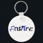 Porte-clés Inspirer le Porte - clé mathématique<br><div class="desc">"Inspirer" un jeu de mots utilisant "i" et "Pi".</div>
