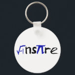 Porte-clés Inspirer le Porte - clé mathématique<br><div class="desc">"Inspirer" un jeu de mots utilisant "i" et "Pi".</div>