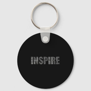 Porte-clés Inspirer Motivational Word Cloud