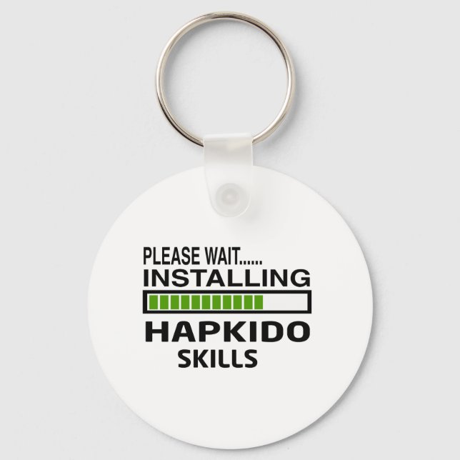 Porte-clés Installation des compétences Hapkido (Recto)