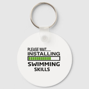 Porte-clés Installation des qualifications de natation