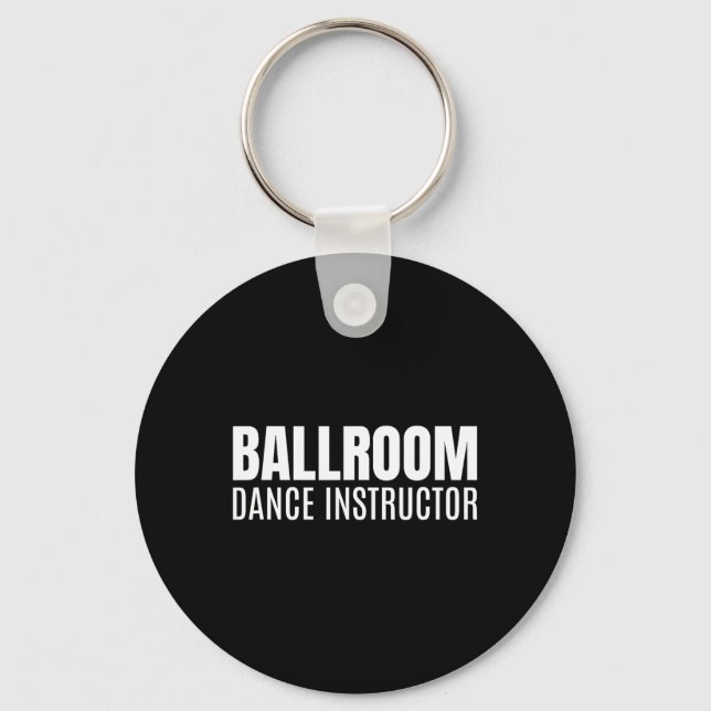Porte-clés Instructeur de danse de salle de bal (Recto)