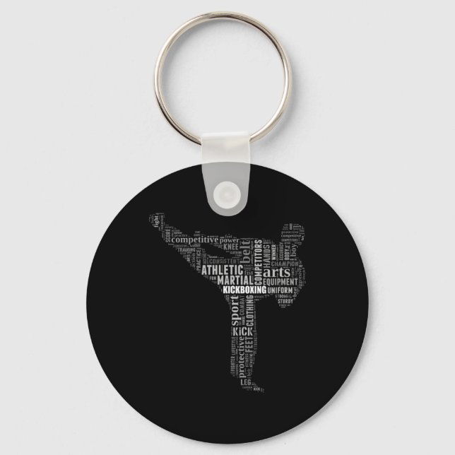 Porte-clés Instructeur de kickboxing  (Recto)