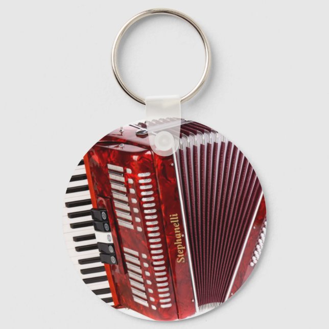 PORTE-CLÉS INSTRUMENT MUSICAL ACCORDIEN (Recto)
