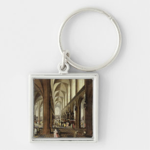 Porte-clés Intérieur de la cathédrale d'Anvers, c.1650