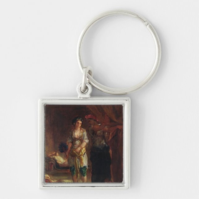 Porte-clés Intérieur d'un harem à Oran, c.1847 (Devant)