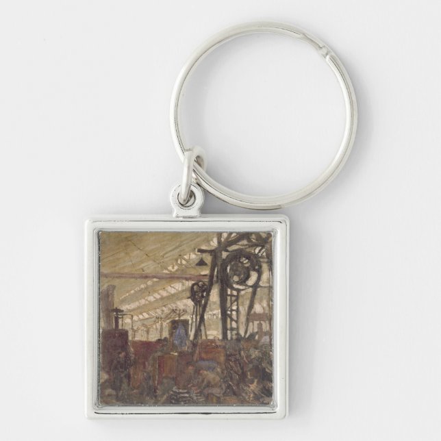 Porte-clés Intérieur d'une usine de munitions, 1916-17 (Devant)
