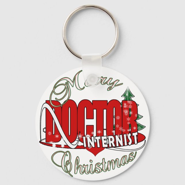 PORTE-CLÉS INTERNISTE DE NOËL (Recto)