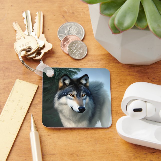 Porte-clés Intrépide Le Loup De L'Arctique, Clavier (Bureau)