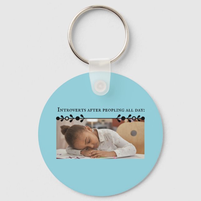 Porte-clés Introvert Meme Porte - clé (Recto)