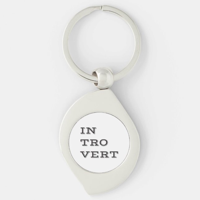 Porte-clés Introvert Metal Porte - clé (Devant)
