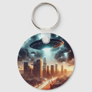 Porte-clés Invasion UFO de Los Angeles