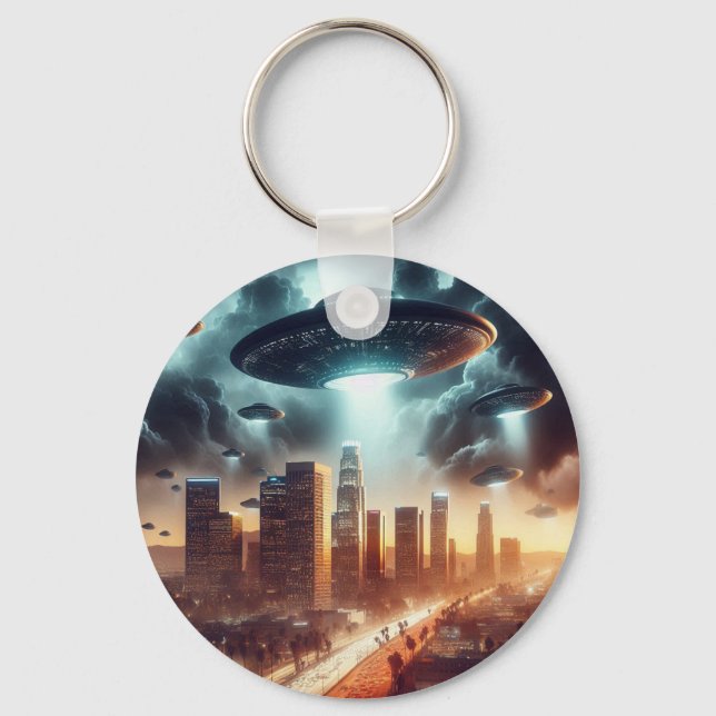 Porte-clés Invasion UFO de Los Angeles (Recto)