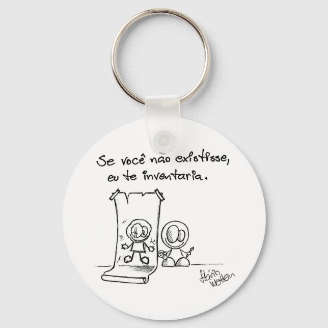 Porte-clés Invenção (Recto)
