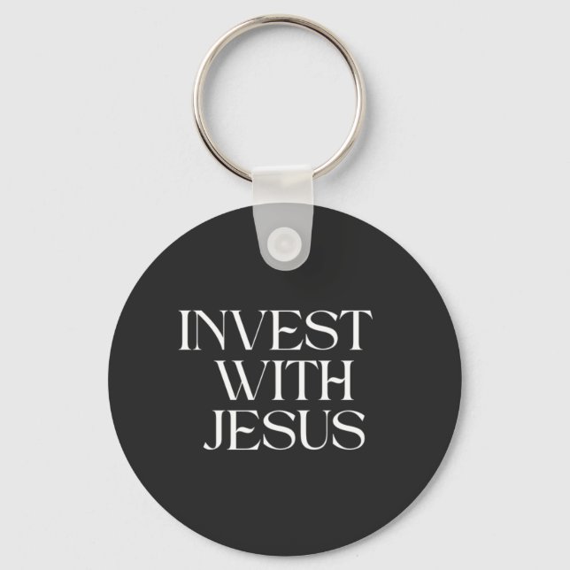 Porte-clés Investir avec Jésus (Recto)