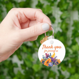 Porte-clés Invitation à la fête de mariage champêtre Tourneso