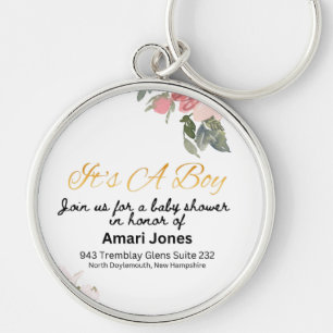 Porte-clés Invitation baby shower
